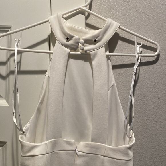 NWOT Lulus Ivory Halter Bodycon Maxi Dress with Back Neck Bow Size XXS - Picture 10 of 12